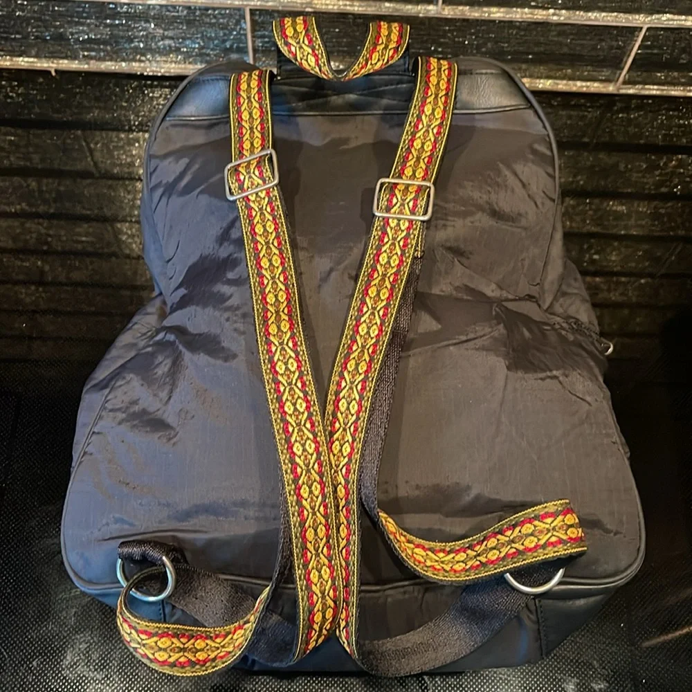 L.A.M.B. Black Rasta Backpack LeSportsac Gwen Stefani No Doubt Y2K Grail Bag